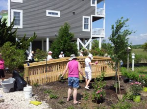 Pocket Park gets a deck addition!