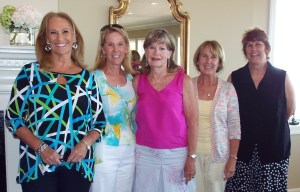 Incoming Officers 2015-2016: President Gayle Todd, 1st Vice President Donna Aycock, 3rd Vice President Lillian West, Secretary Sharon Butler, Treasurer Gina Martin. (Not pictured: 2nd Vice President Carolyn Metrakos)